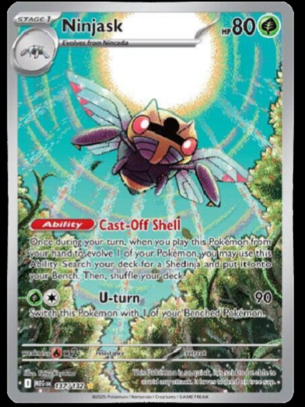 Pokemon TCG Single: Ninjask (ME01: Mega Evolution)